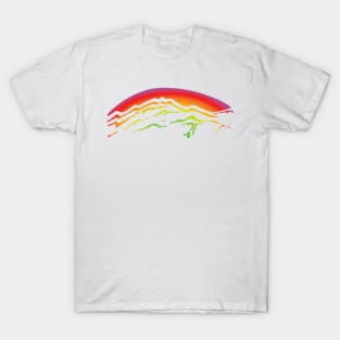 Mountain Range with Sunrise T-Shirt